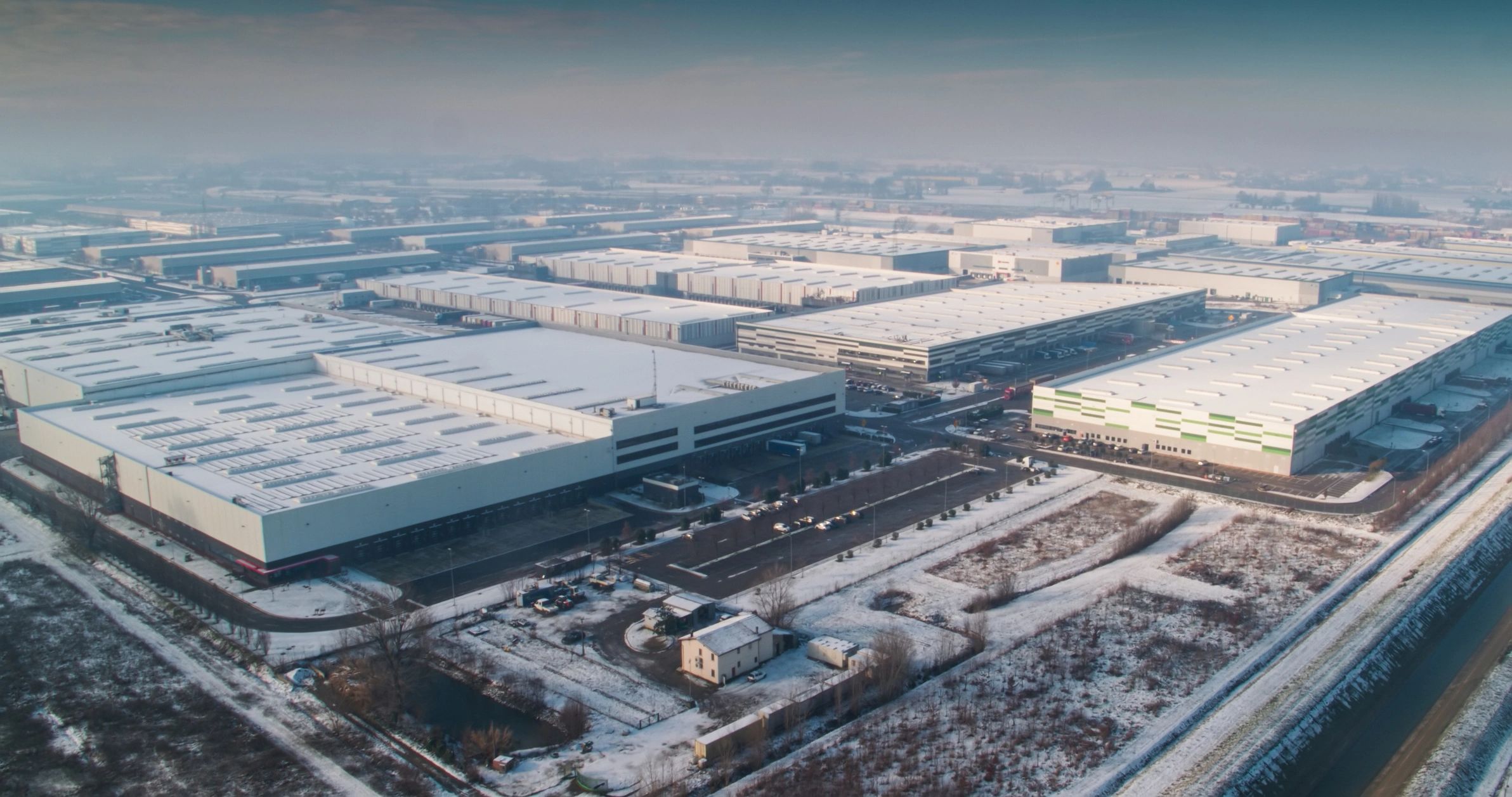 Logistics hub and freight operations overview