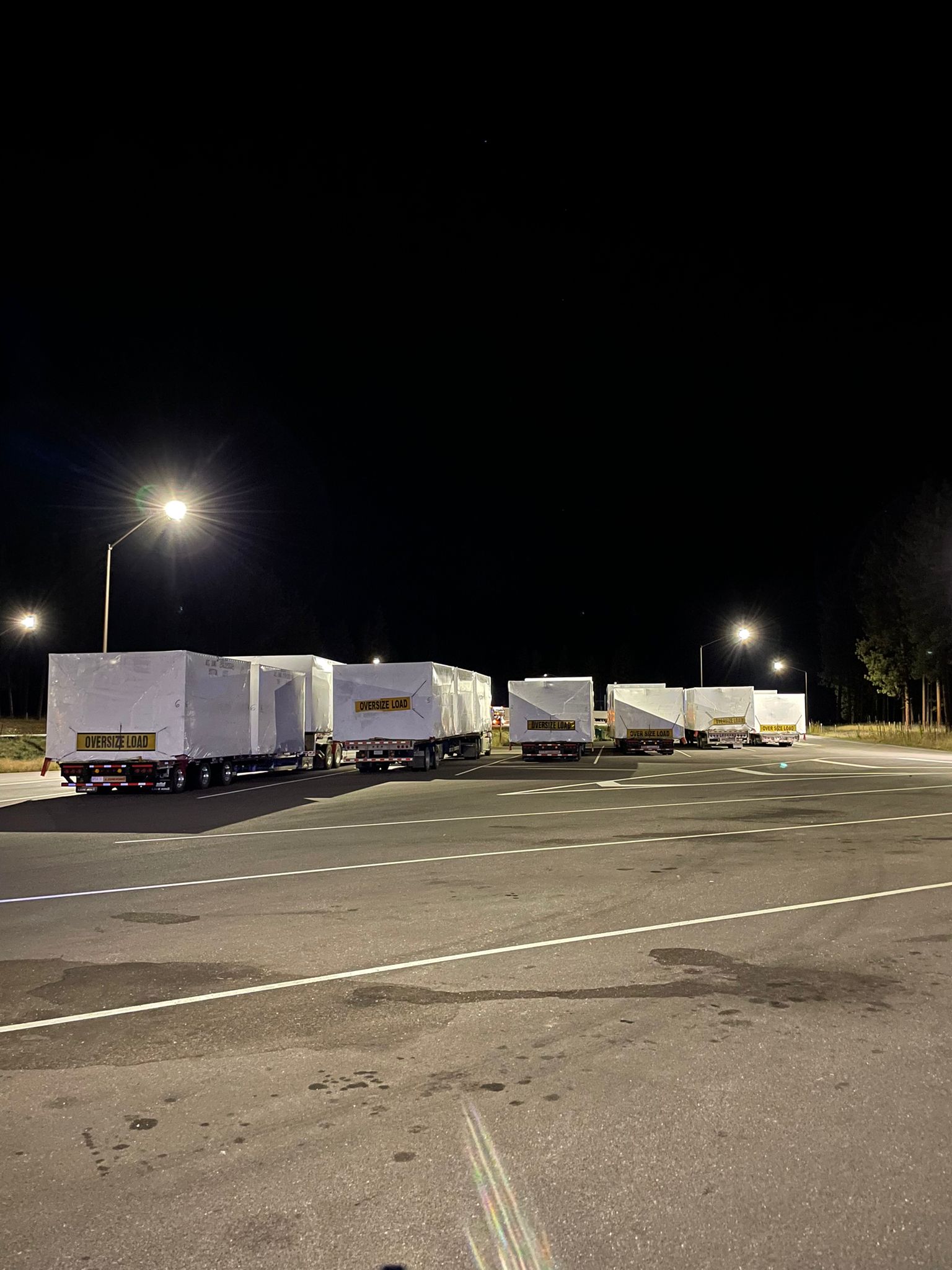 Specialized freight transport equipment ready for demanding loads